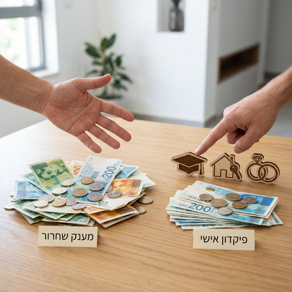 מהו מענק שחרור וכיצד הוא נבדל מפיקדון אישי?