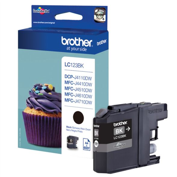 דיו מקורי Brother LC123BK שחור