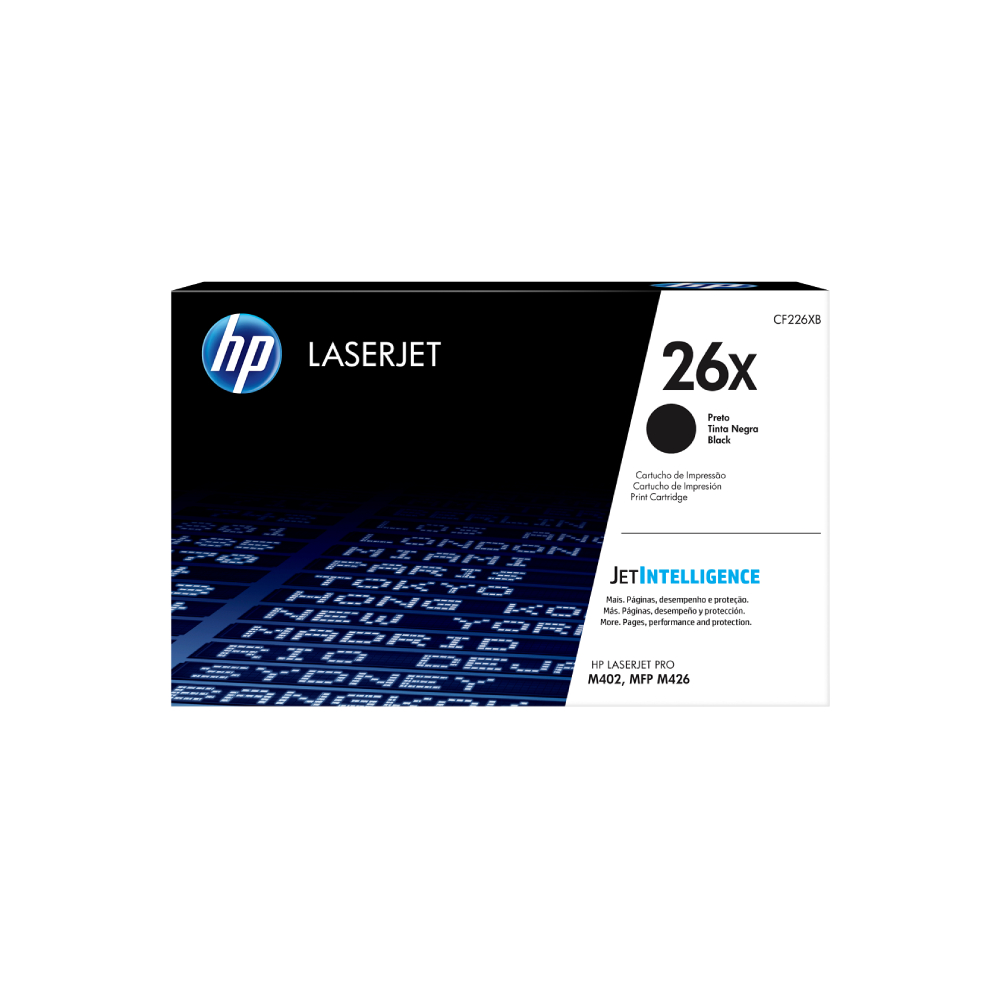 טונר למדפסת שחור HP 26X (CF226X)  מקורי