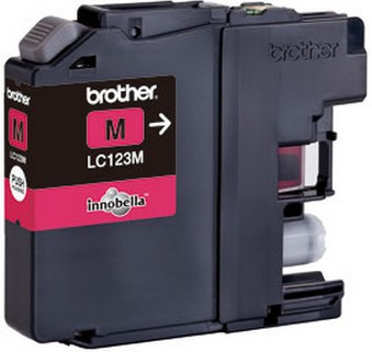 דיו מקורי Brother LC123M אדום