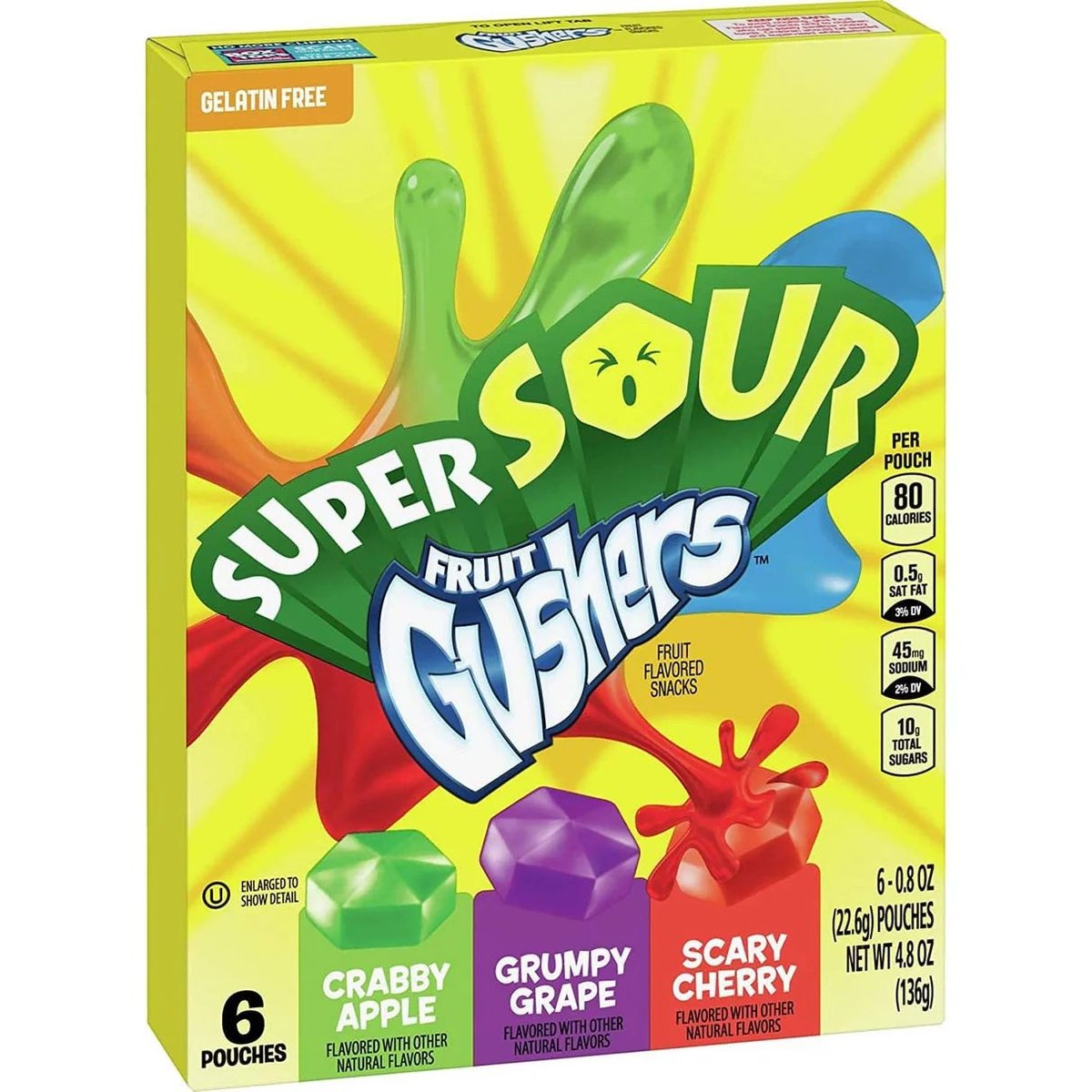 גומי גאשרס חמוץ | Gushers