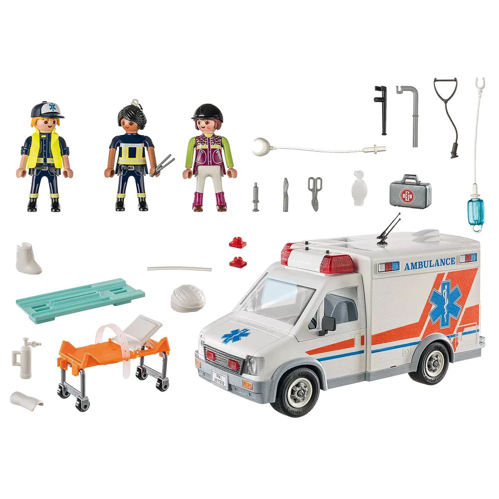 פליימוביל אמבולנס אורות וצלילים 71232 Playmobil תמונה 2